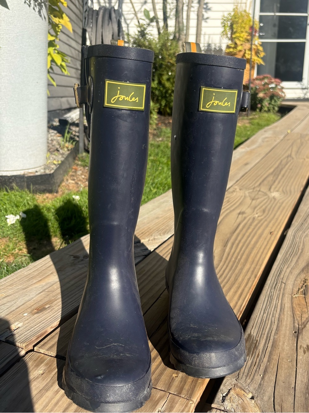 Joules rain boots women’s—size 9